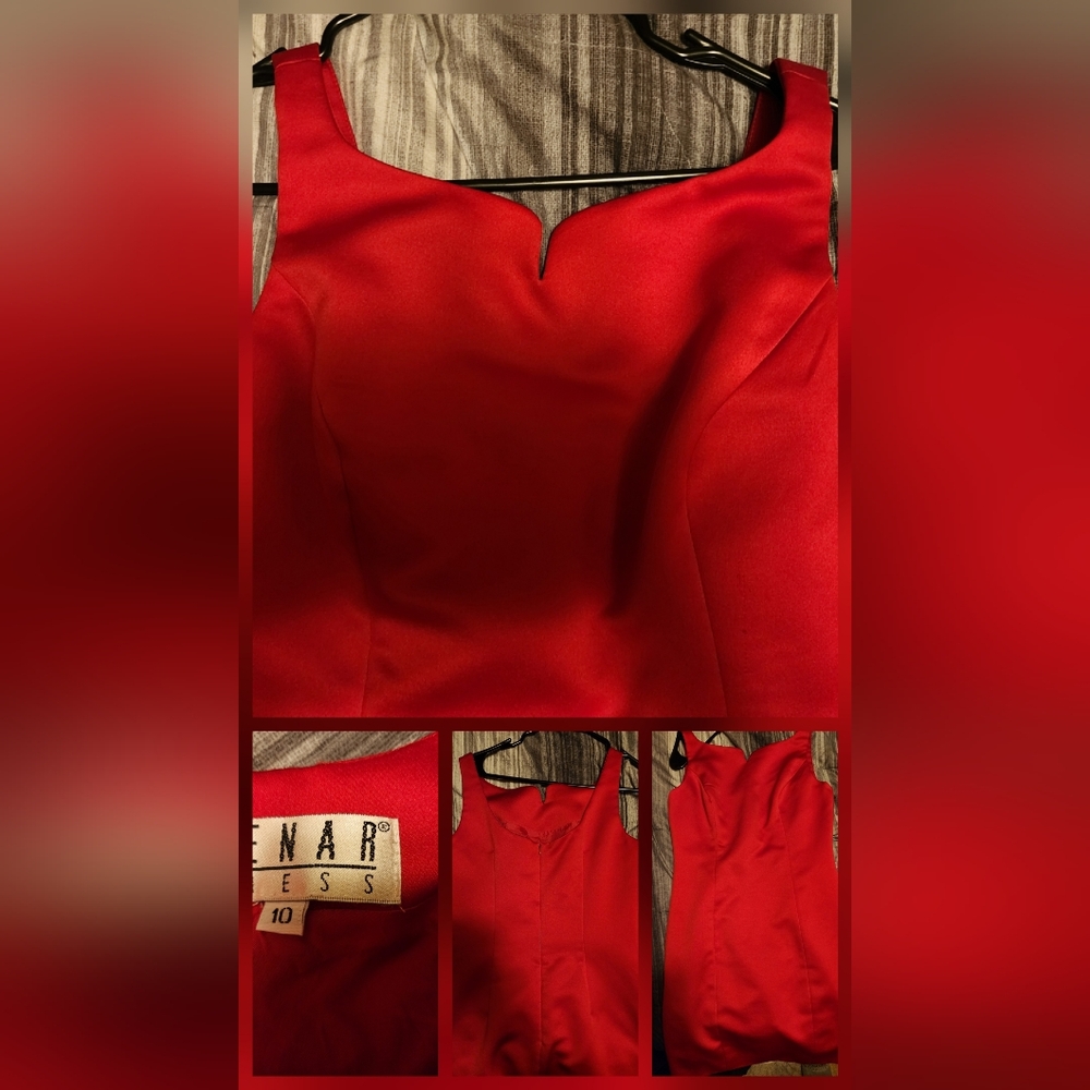 Red Sleeveless Dress